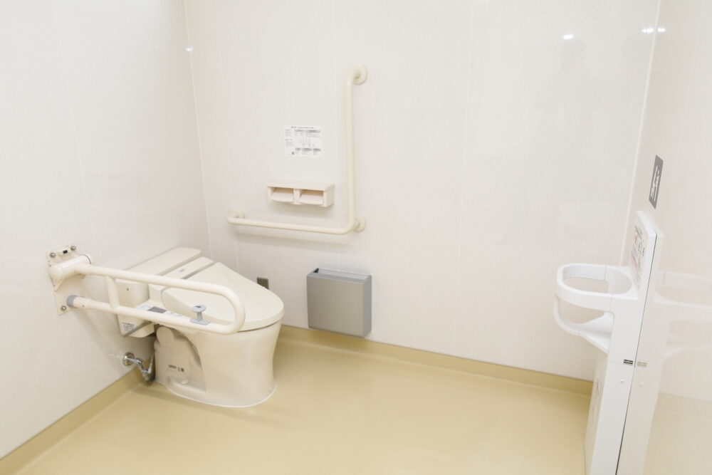 広々としたお手洗い